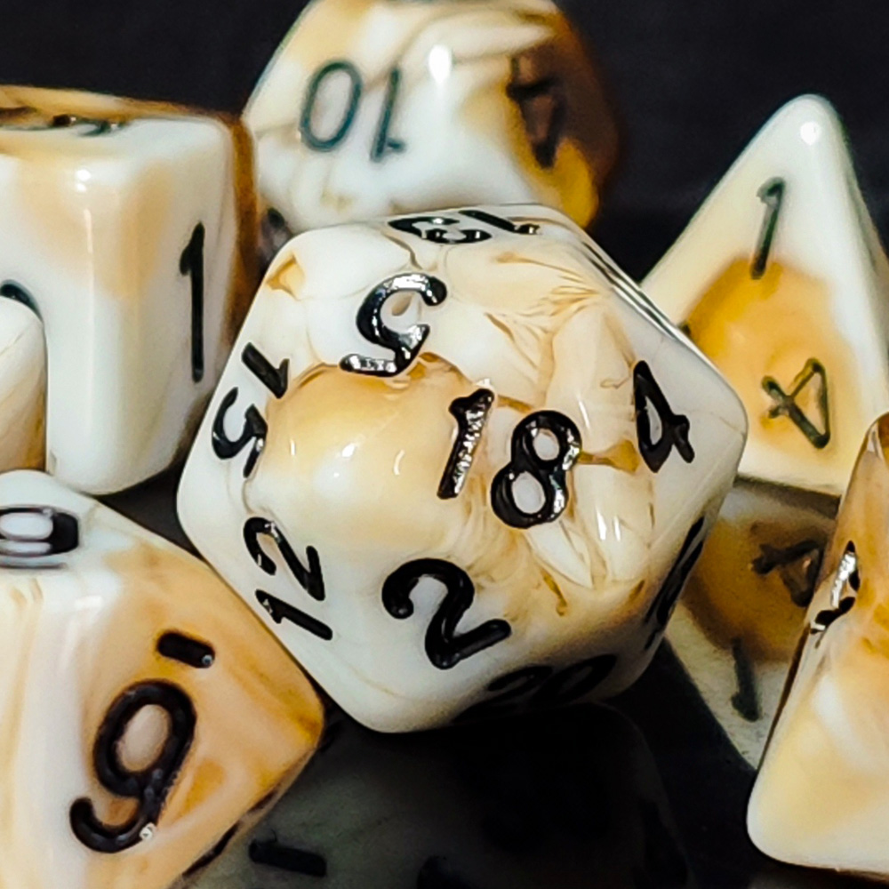 Dice Set Polyhedral - Penawaran Kilat Terbatas 7 Buah Set