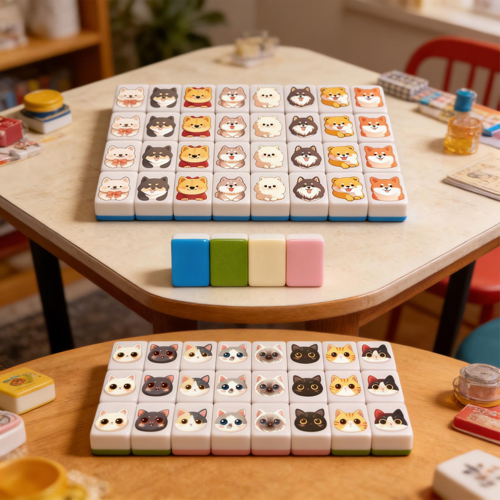 Board Game Ideas - 65Pcs Set Permainan Papan Mahjong Mini,