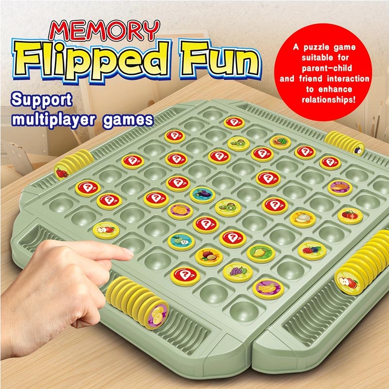 Board Game Flip 7 - Permainan Papan Interaktif Permainan Catur Balik
