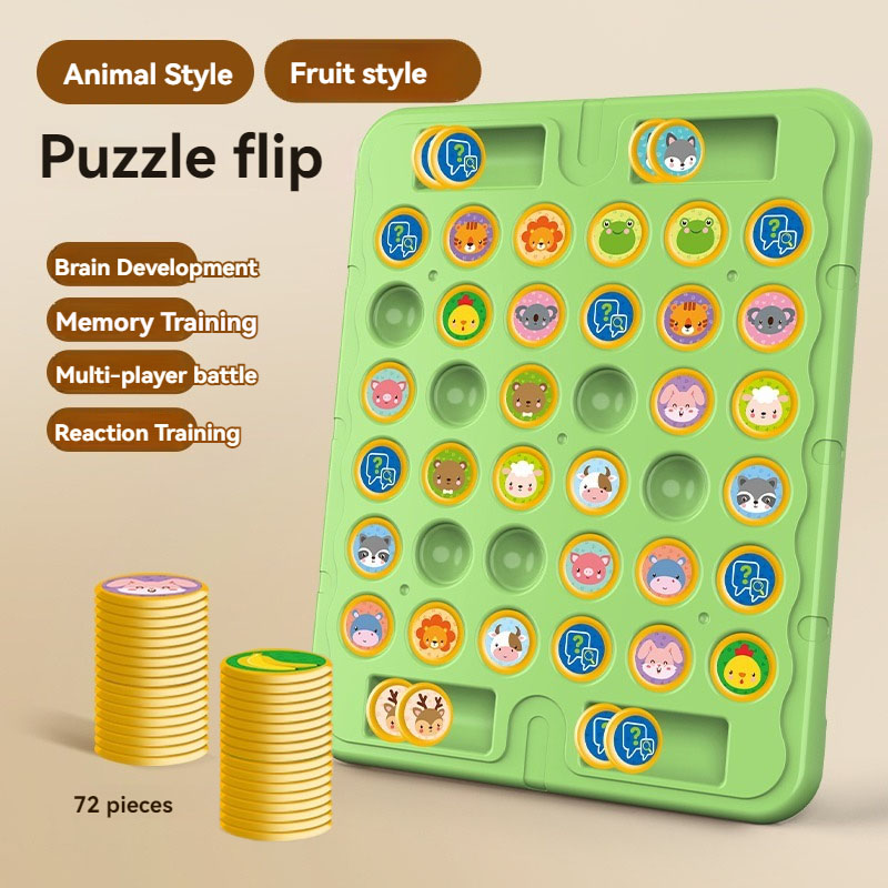 Board Game Flip 7 - Hewan baru Flip papan catur permainan
