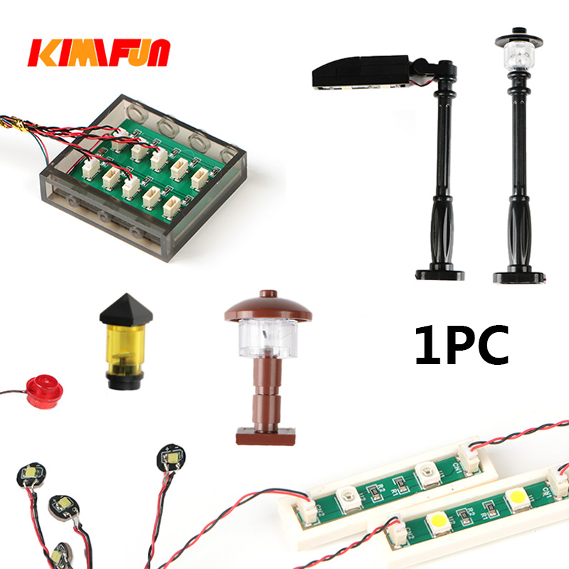 Lego Set City - Lampu Jalan LED, 1 buah DIY