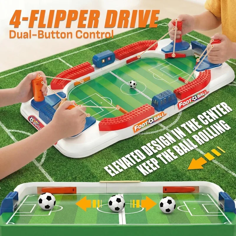 Board Game Flip 7 - Permainan Sepak Bola Meja Mini dengan