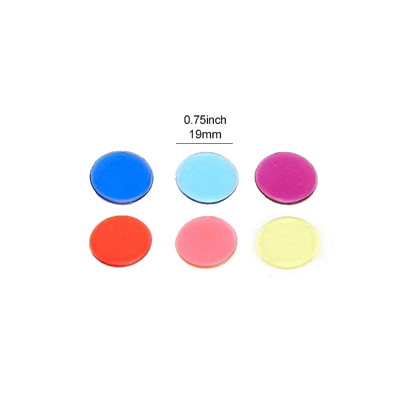 50/100/200 Buah 19Mm Chip Plas - Board Game Sequence ulasan dan harga