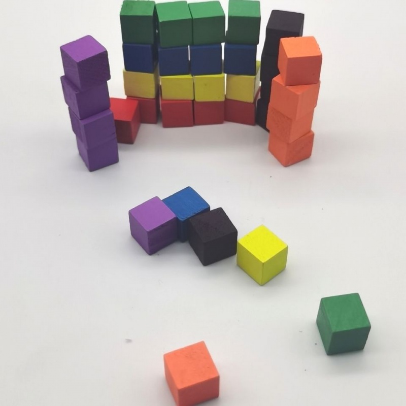 100 buah/Lot 10mm kubus kayu w - Board Game Sequence ulasan dan harga