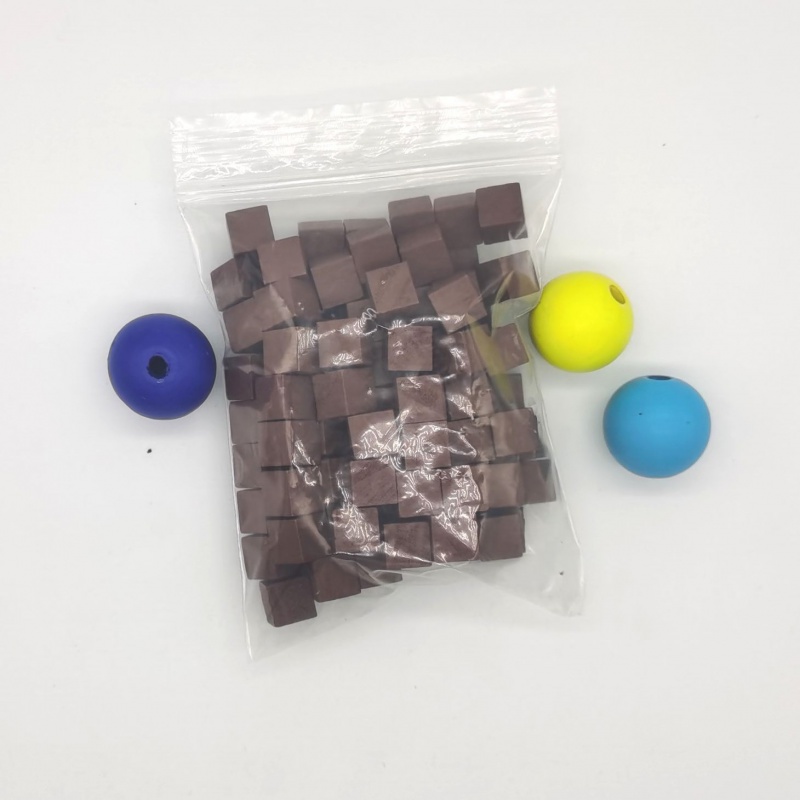 100 buah/Lot 10mm kubus kayu w - Board Game Sequence ulasan dan harga