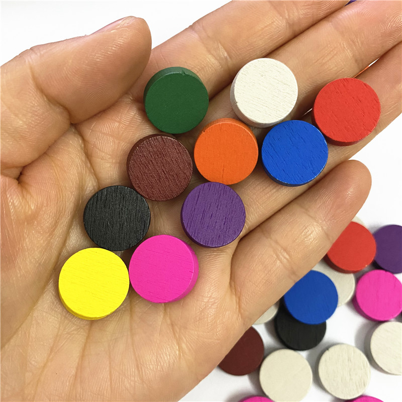 50 buah 15*5MM 11 warna Disk k - Board Game Sequence ulasan dan harga