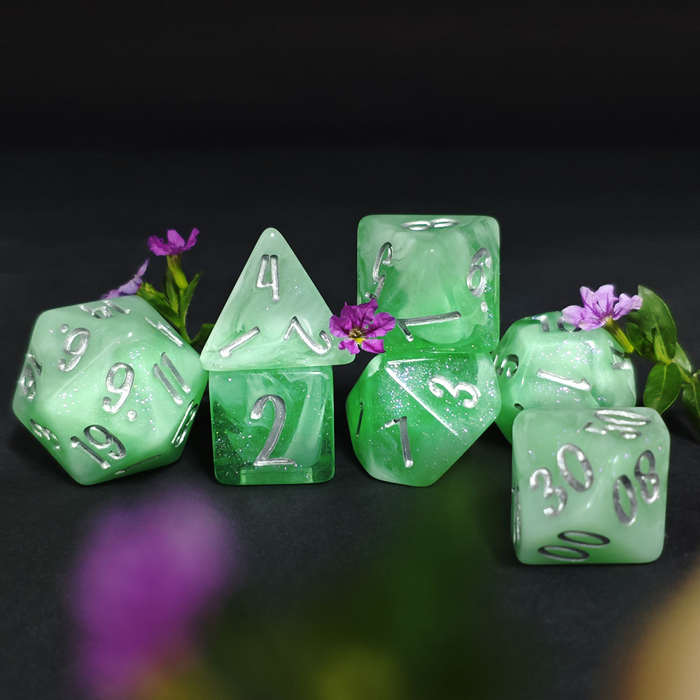 7 Buah Set Dadu DND Polihedral - Dice Set Polyhedral ulasan dan harga