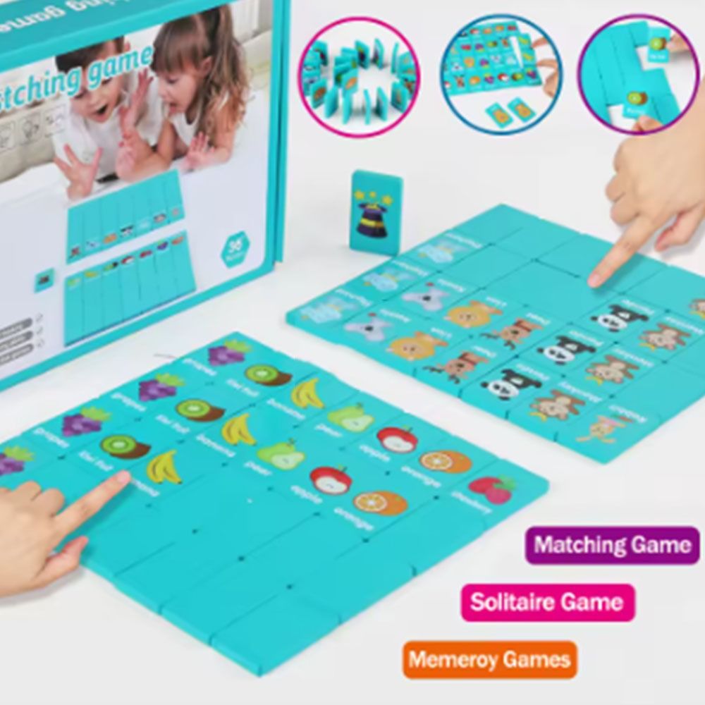 Permainan Solitaire Kayu Memor - Board Game Flip 7 ulasan dan harga