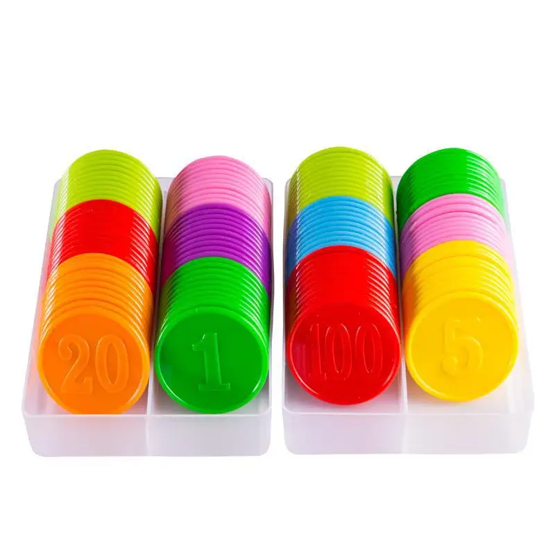 80pcs Set Koin Plastik untuk B - Board Game Sequence ulasan dan harga