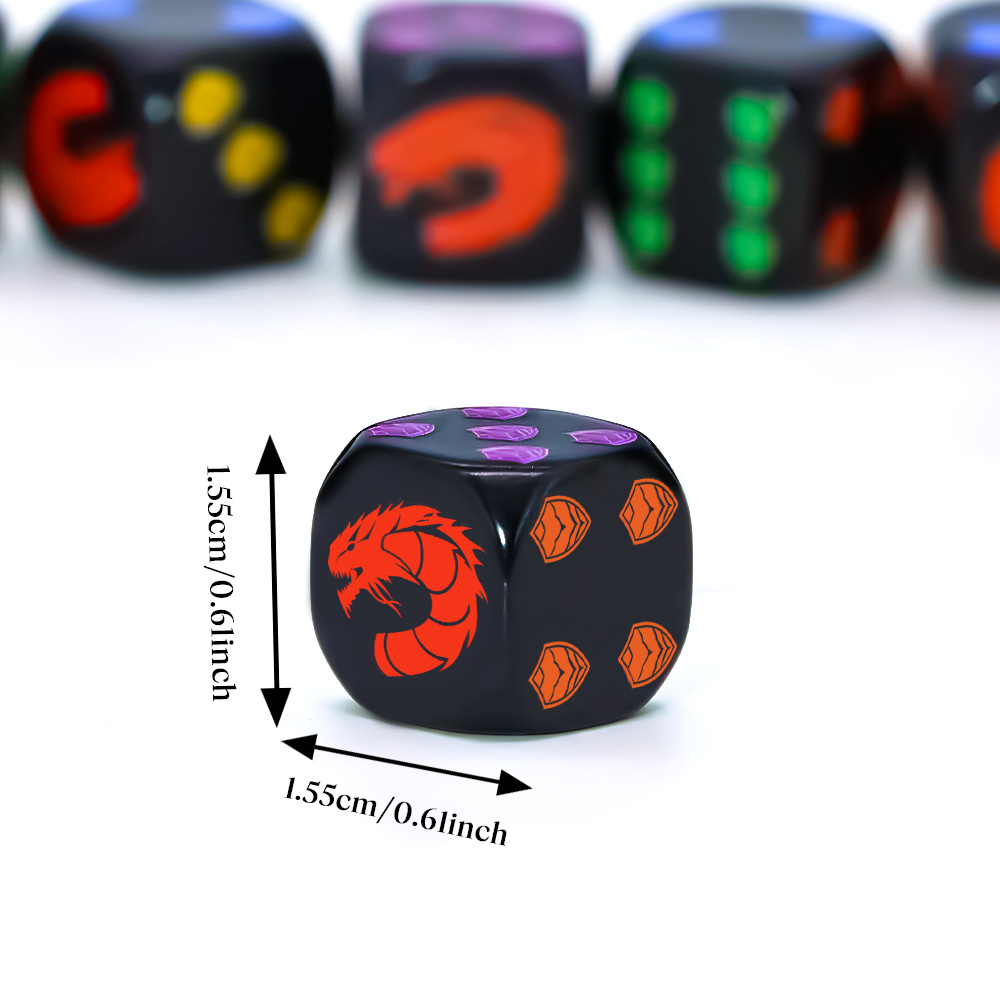 6 Buah Set Dadu D6 Polihedral  - Dice Set Polyhedral ulasan dan harga
