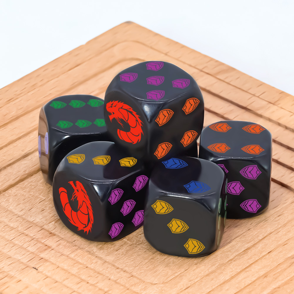 6 Buah Set Dadu D6 Polihedral  - Dice Set Polyhedral ulasan dan harga