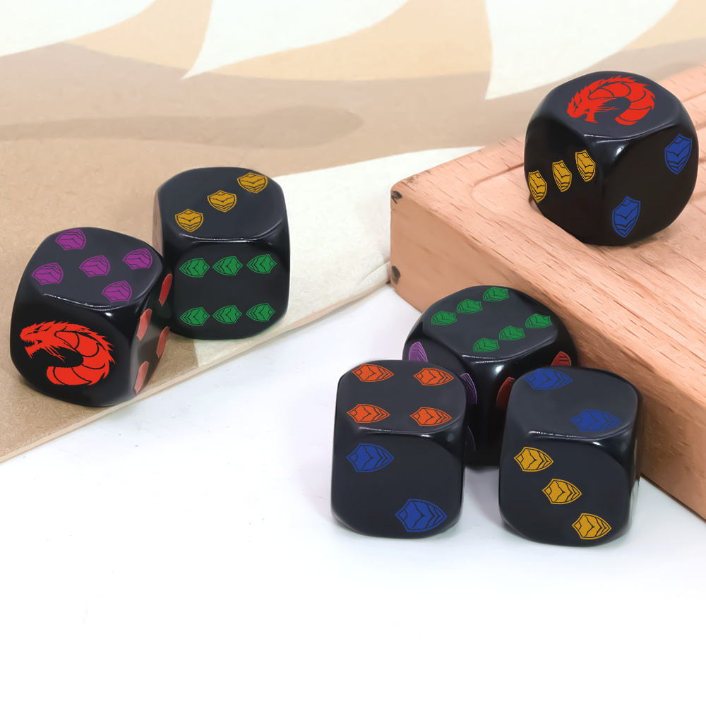 6 Buah Set Dadu D6 Polihedral  - Dice Set Polyhedral ulasan dan harga