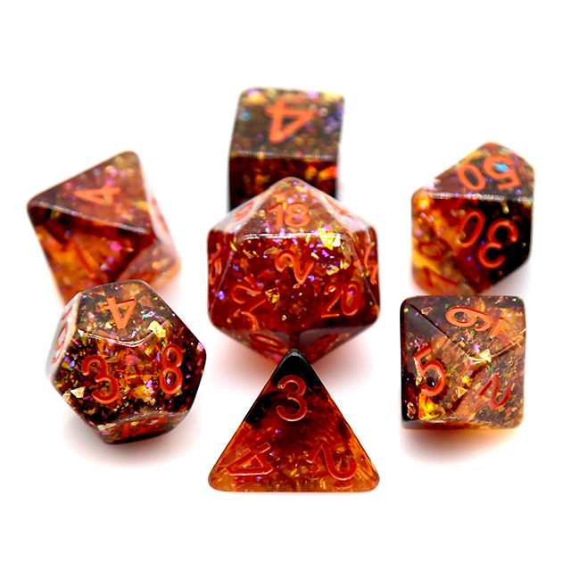 Set Dadu Polihedral Resin Konf - Dice Set Polyhedral ulasan dan harga